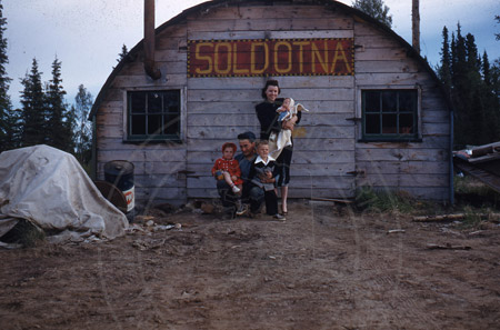 Paul & Jane Nestor family, Soldotna 1953