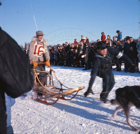 Dr. Roland Lombard, Alaska State Champion sled dog races 1964