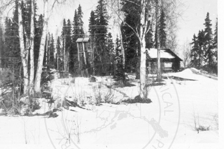 Lawrence McGuire's cabin, Soldotna 1951