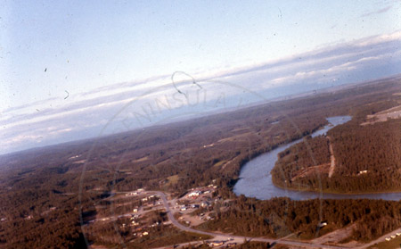 Aerial view of Soldotna, 1964
