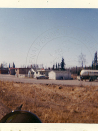 Early development of the Sterling Highway, Soldotna mid 1960's