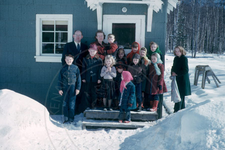 First Methodist church, Kenai Spur Highway 1952