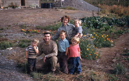 Ames family, Soldotna 1953