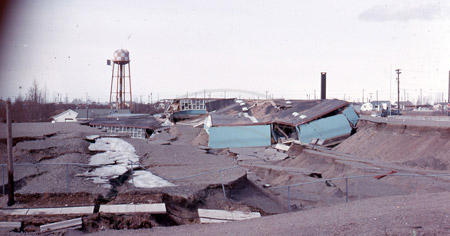 1964 earthquake, Government Hill Elementary School, Anchorage