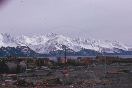 1964 earthquake, Alaska Railroad, Seward Highway, Seward