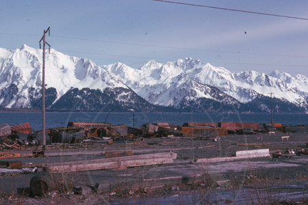 1964 earthquake, Alaska Railroad, Seward