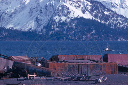 1964 earthquake, Alaska Railroad, Seward 