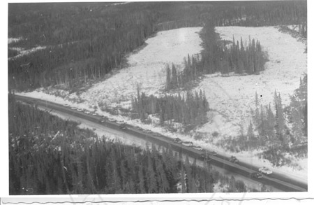 Alaska State Champion sled dog races, Kenai Spur Highway, Kenai 1962