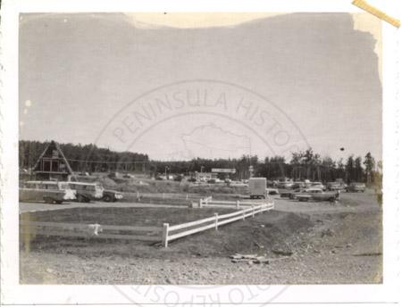 View of Soldotna Y area looking east, Soldotna 1960