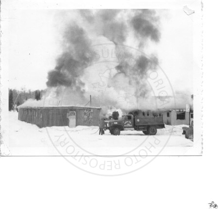Fire in Towne Dormitory and Café, Soldotna 1963