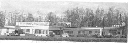 Parker's Motel, Cafe, Bar & Liquor Store, Soldotna 1960