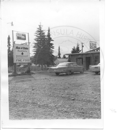 Ace of Clubs bar and café, Soldotna mid 1960's