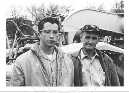 Doug Reger and Keith Herrick, Soldotna early 1960's