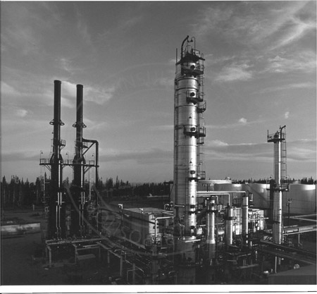 Completed Standard Oil refinery, Nikiski 1963