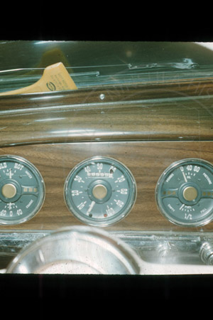 Panel in Virgil Dahler's 1950 Plymouth