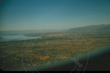 Aerial view of Anchorage,1949