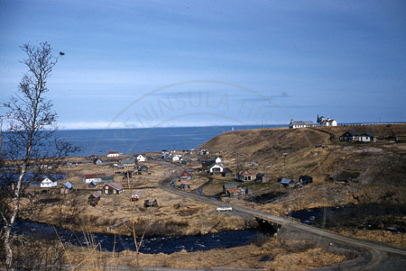 Ninilchik village in springtime, 1956