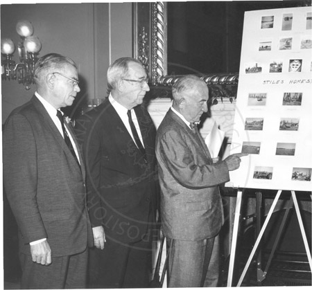 Senator Bartlett, Senator B. Jordan & Senator Ernest Greuning participating in federal legislation efforts to help farmers, Washington D.C.