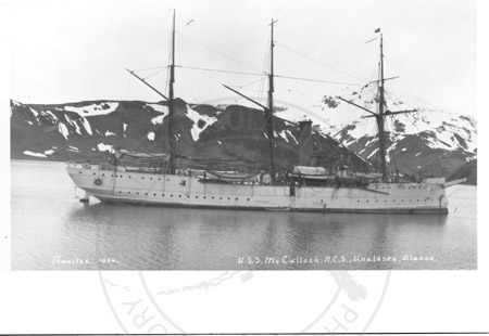 The USS McCullough R.C.S, Unalaska early 1900's