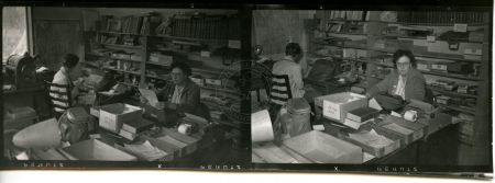 Cheechako News Office, Mable Smith, Soldotna 1960's