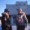 Orville Lake and Dr. Roland Lombard, Alaska State Champion sled dog races of 1964.