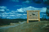 Kenai Moose Range sign, Soldotna 1960's
