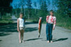 Mary and Francis Mullen with salmon, Soldotna 1960