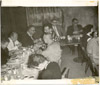 Ralph Soberg, Tom Smith and Red Griange at a dinner, Soldotna 1960's