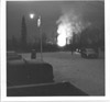 Exploding broken gas line near Parker's Cafe, Soldotna 1960