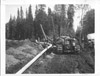 Anchorage Natural Gas Corporation installing pipeline from the Kenai Peninsula to Anchorage, 1960