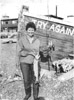 Successful fisherwoman with the boat "TRY AGAIN", Homer 1970