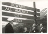 Seward All-America City dedication sign, 1963 