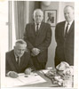 Governor Bill Egan at desk, Juneau 1960