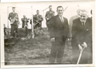Bud Dye and Governor Bill Egan breaking ground for the Kenai Airport, Kenai 1965