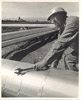 Technician at Standard Oil dock, Nikiski mid 1960's