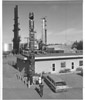 Standard Oil refinery's totem pole, Nikiski early 1960's