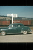 Virgil Dahler's parked Plymouth, Alaska Highway, British Columbia, Canada 1939