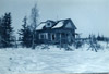 Log home at Ciechanski homestead, Soldotna 1960's