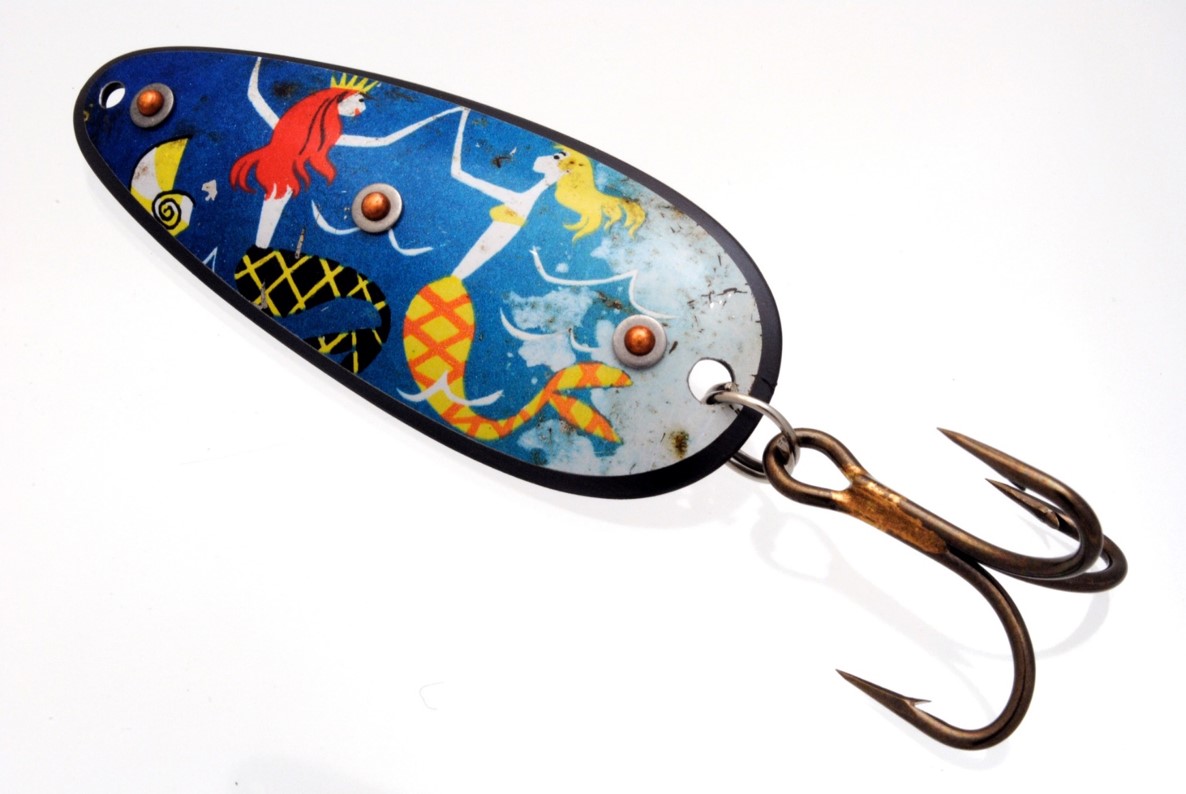 Recycled lure with mermaids