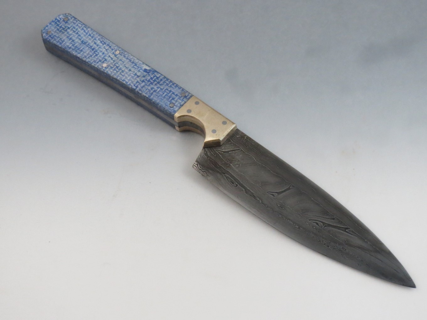 Knife titled Secret Blue
