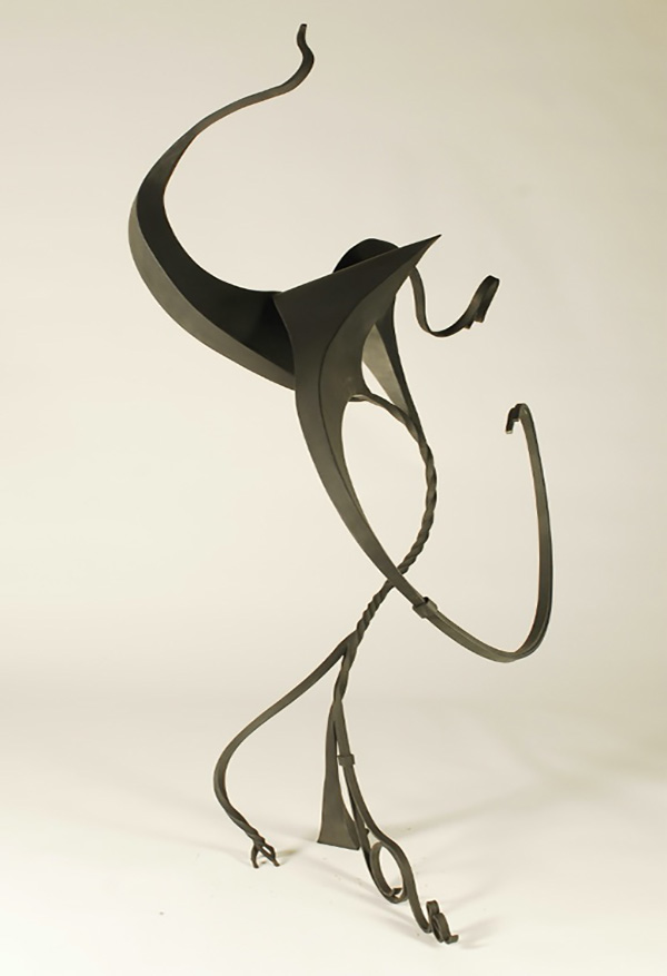 forged and fabricated steel sculpture